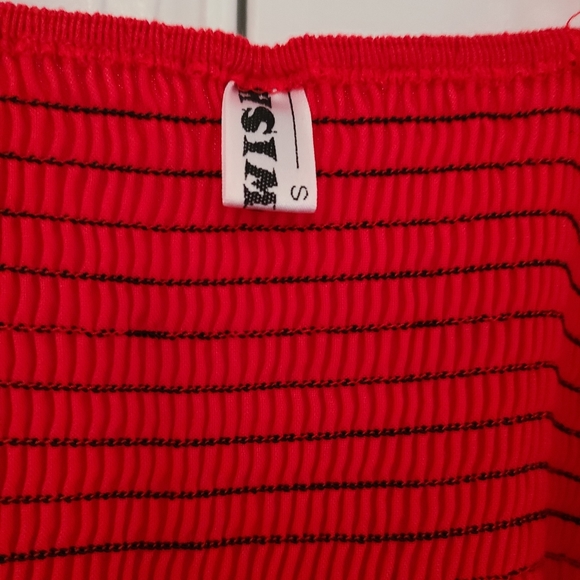 Women Dress  Tie Front V-Neck Spaghetti Strap Button Down - Picture 11 of 16